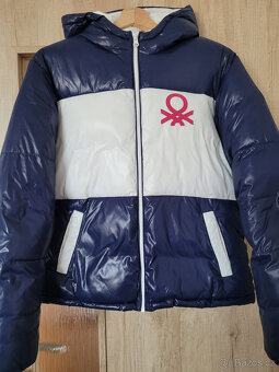 HOLČIČÍ ZIMNÍ BUNDA BENETTON vel.3XL 13-14let - 2