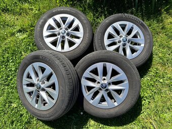 Stříbrná litá kola + letní pneu 185/65 R15 88H - 2