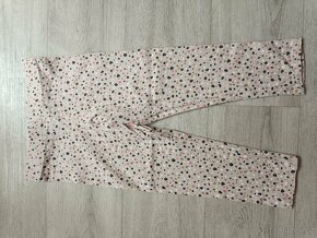 H&M béžové 3/4 legíny vel. 128 - 2