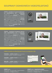 Sada domovního videotelefonu URMET NOTE 2 1723/71 - 2