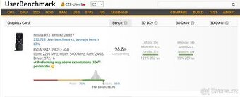 EVGA RTX 3090 FTW3 (po vymene pasty a padu) - 2