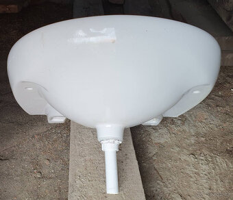 Keramické koupelnové umyvadlo, šířka 60 cm - 2