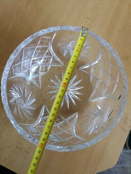 Broušená mísa Bohemia crystal - 2