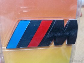 BMW M ZNAK / LOGO (2V1) – KOV,MATNÁ ČERNÁ,CELÁ SADA
- 2