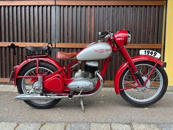 JAWA 250 Pérák typ 11 rok 1949 s doklady a STK - 2
