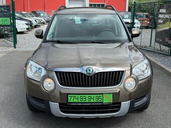 ► ŠKODA YETI 1,2 TSI - 77 KW, PARK. SENZORY◄ - 2