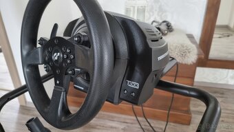 Herní sedačka + volant, pedály,řadící páka - 2