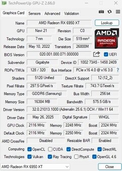 Prodám GIGABYTE Radeon RX 6950 XT - 2