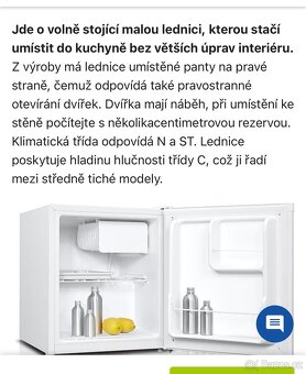 Nová, zabalená, nepoužitá lednice - 2