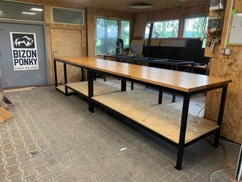 Dílenský ponk pracovní stůl Bizon 2000x700x890mm - 2