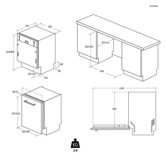 Myčka nádobí 60cm Candy RapidÓ CS 4C4F0A - 2