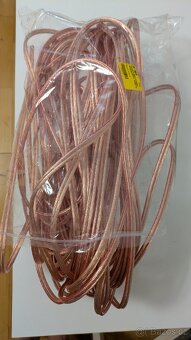 Kabely
propojení reprosoustav
99,9% měd' 2x4mm2 - 2