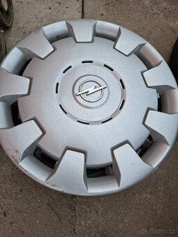 Zimní pneu 195/65/15 Barum Polaris 5, DOT 22, disky Opel,Gm - 2