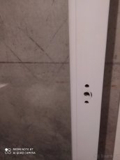 Balkonové dveře, plastové,bílá barva BEZ RÁMU - 2