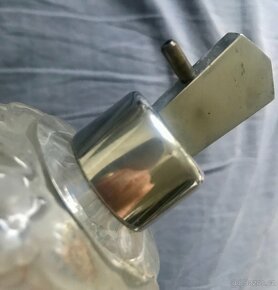 starožitný flakon na parfém Art Deco Bohemian - 2