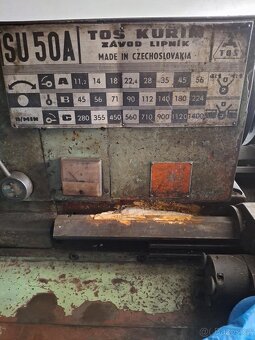 Hrotový soustruh TOS SU 50 A/1200 - 2