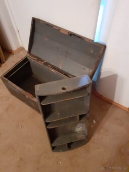 Starožitný vojenský kufr - 2