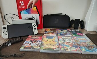 Nintendo switch OLED - PLNĚ FUNKČNÍ, TOP STAV - 2