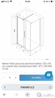 Sprchový kout Mexen Velar - 2