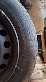 Plechové dísky r15 4x108 renault zimní pneu 185/55/15 - 2