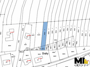 Prodej stavebního pozemku o velikosti 582 m2 v obci Březůvky - 2