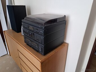 Rádio věž sanyo DCX 49 + reproduktory - 2