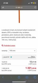 Fasádní hmoždinky 500ks - 2