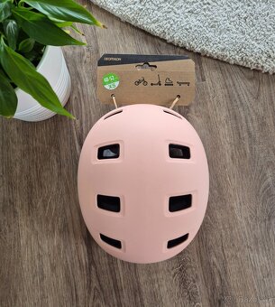 Dětská helma na sport Decathlon MF500 pastelově růžová - 2