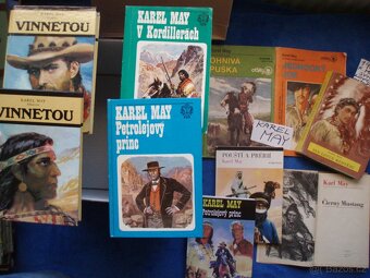 K.May-Ohnivá puška - il.Zd.Burian+4 komiksy - 2