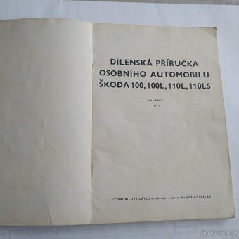Dílenská příručka Škoda 100/110 - 2