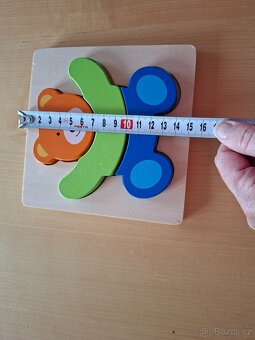 Dřevěné puzzle pro nejmenší 15 cm - 2