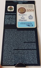Pamětní mince 2 euro San Marino 2004 B. Borghesi - 2