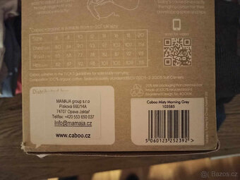 Caboo+organic je ergonomické nosítko/šátek pro nošení od 3,5 - 2
