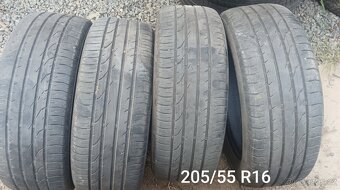 4x Letní pneumatiky 205/55 R16 91V, čtyři Letní pneumatikyCo - 2