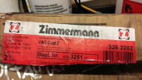 Brzdové kotouče Zimmermann 600.3251.20 - 2