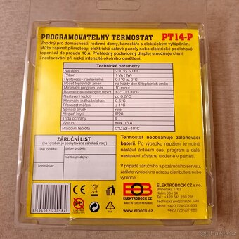 Digitální termostat-NOVÝ - 2
