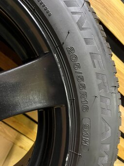 Alu kola Dezent černé, viz parametry5x112, 205/55 r16 ❄️ - 2