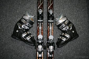 lyže Atomic 141 cm , lyžaky Lowa - 2