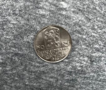 Stříbrná pamětní mince 50 kčs - 2