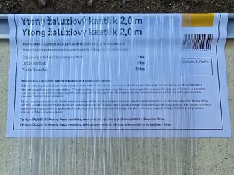 Podomítkové žaluziové kastlíky Ytong - 2