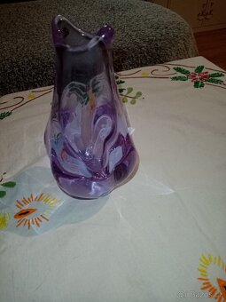 VÁZA HUTNÍ SKLO - 2