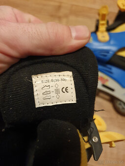 Kolečkové brusle dětské 30-33 - 2