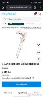 Půdní skládací schodiště - 2