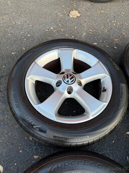 Alu kola VOLKSWAGEN SIMA , 5x112 r16 , letní pneu 205/55 r16 - 2