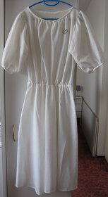 Retro bílé šaty - 2