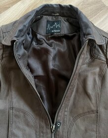 Hnědá kožená bunda Blendshe vel. S - 2