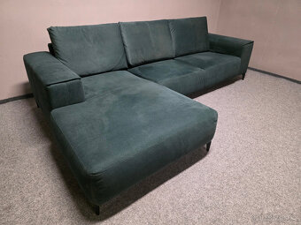 Zelená rohová sedačka GABRIELA - 2