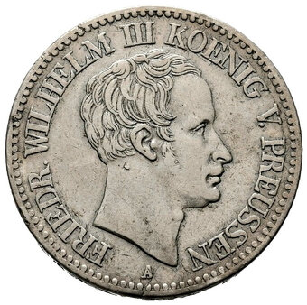 Stříbrná mince r. 1827 Fridrich Vilém III. - 2