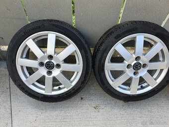 Alu 4x100 r15 Ronal Pěkné pneu - 2