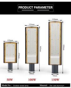 LED POULIČNÍ LAMPA 50W - 2